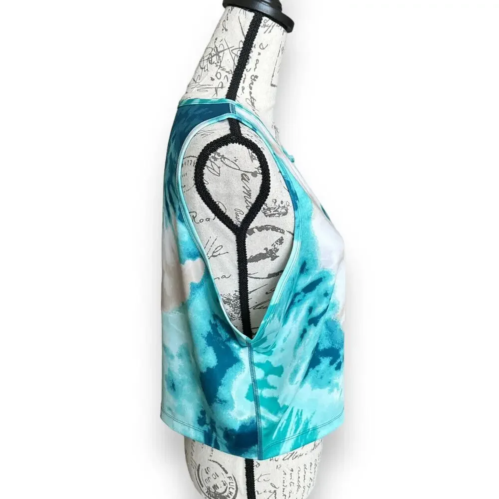 New Nike Tie-Dye Dri-Fit Crop Training Tank NWT